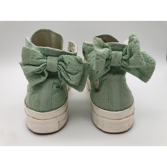 Converse All Star Chuck 70 High Bow Shoes Sticky Aloe Green A10245C Women's 7.5 - Picture 7 of 9